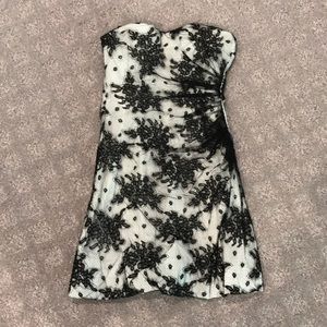 Dolce and Gabbana strapless dress